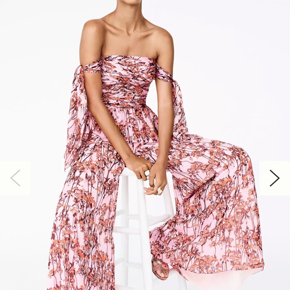 BHLDN Flor Et Al off shoulder Vivian jumpsuit - Picture 2 of 6